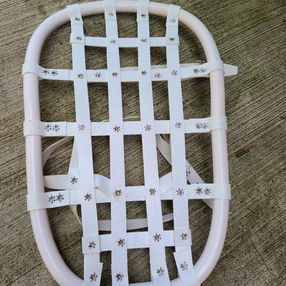 Laplandia 1988 Snow Shoes 138/5138 Vintage White Ski Lodge Decor Sweden - Picture 2 of 10